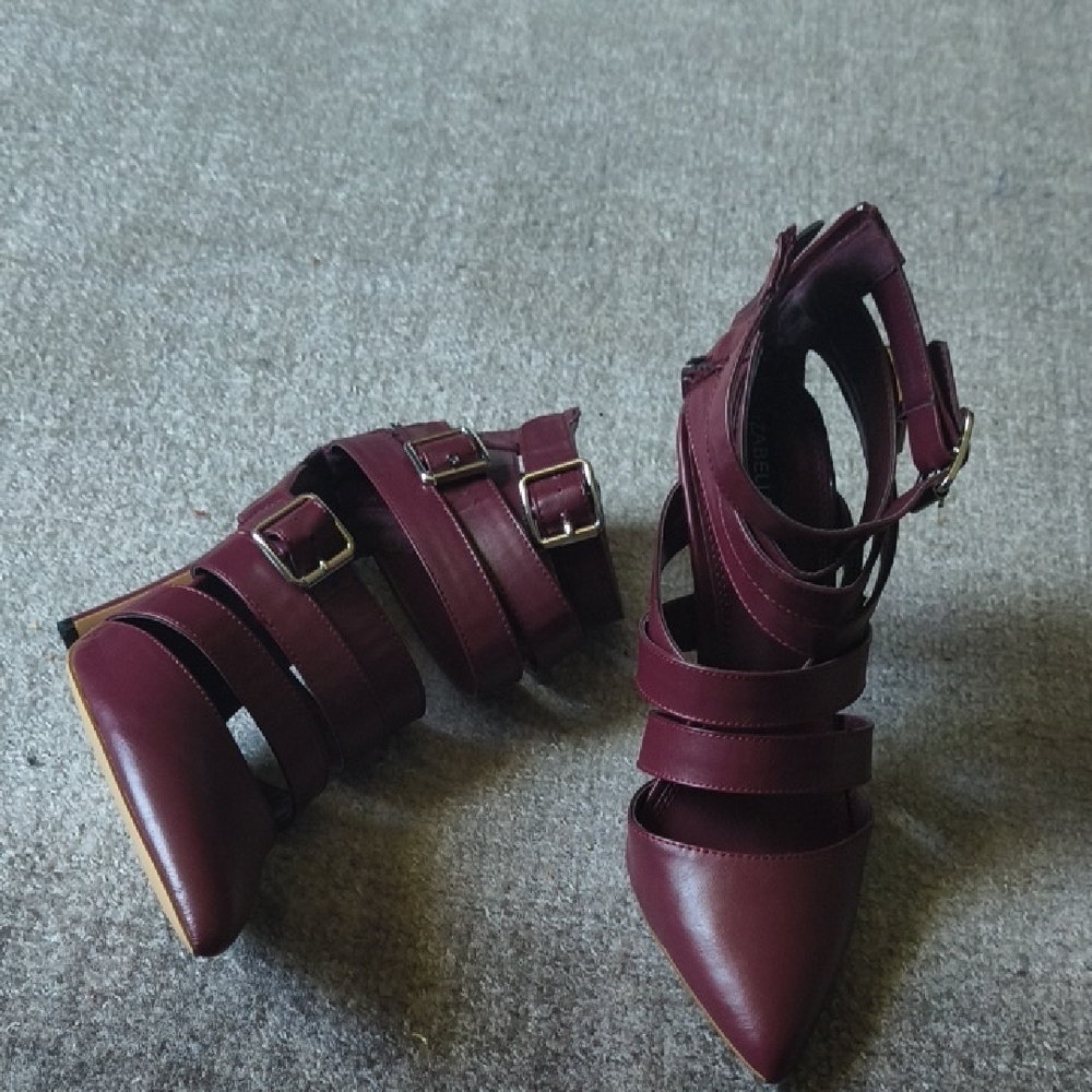 Izabella Rue Red Elegant Heels